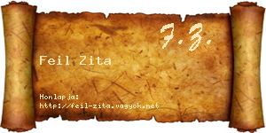 Feil Zita névjegykártya